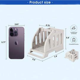 AiCore Label Holder for Rolls and Fan-Fold Labels, Thermal Shipping Labels Holder for for Desktop Label Printer, Label Holder Shipping Supplies Industrial Labels | Thermal Paper Label Holder