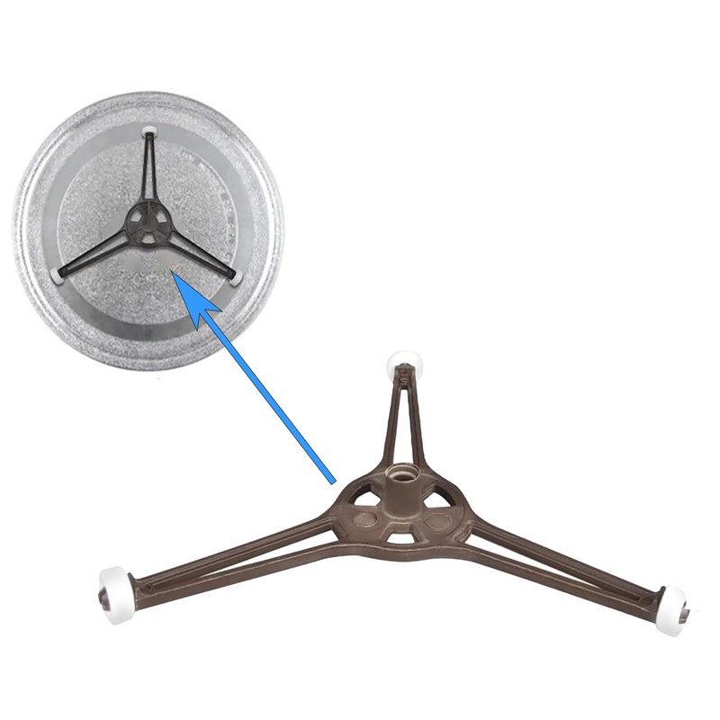 Microwave Turntable Support Rotating Ring Roller Dia 14mm Glass Plate