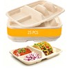 Disposable Taco Plates for 2 Tacos & 2 Sides –