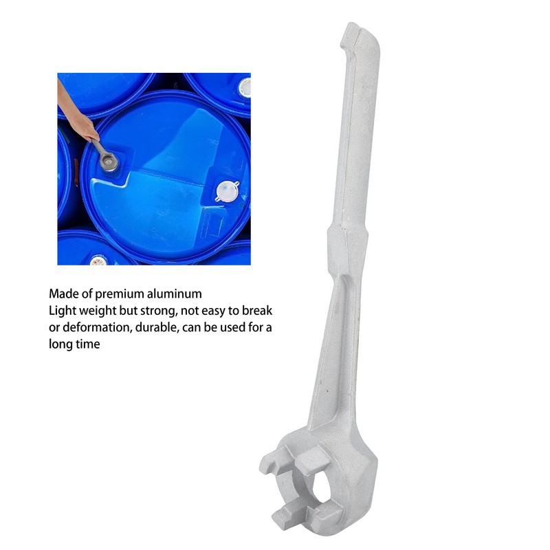 Bung Wrench 10 Inch Aluminum Drum Plug Wrench Barrel Opener