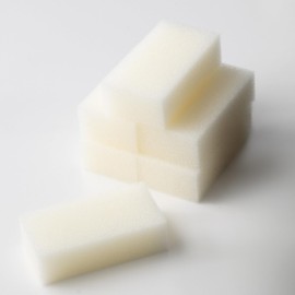 八商商事 hassho 【公式】今なら1個増量中！ 浮かせるスポンジホルダーのためのキッチンスポンジ 新色ソフトタイプ (アイボリー６個)