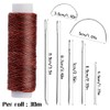 Ftyiwu Waxed Thread, Upholstery Needle and Thread 32 Yards with