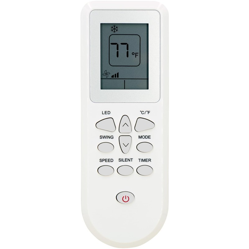 Replacement Remote Control for Black+Decker Portable Air Conditioner BPT05WTBA,BPT06WTB,BPT07WTB,with Wall