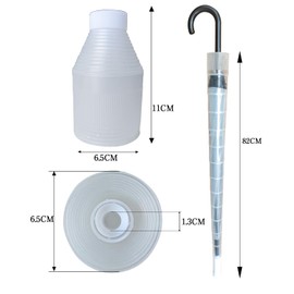 Keledeya Telescopic Umbrella Cover, For 16 Ribs Length Umbrella, 32.3 inches (82 cm), Umbrella, Compact, Umbrella Case, Umbrella Holder, Umbrella Case, Umbrella Holder, Umbrella Pocket, Foldable, Car