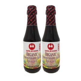WanJaShan Organic Gluten Free Worcestershire Sauce - Seasoning, Dressing, Marinading 10 oz (Pack of 2)