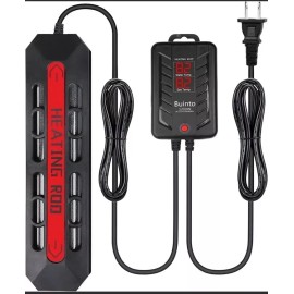 Buinto Aquarium Heater, 1200W Fish Tank Heater, Double Tube Heating 160 Gal