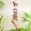 Golden Retriever Wind Chimes for Outside, Metal Windchimes Outdoors Birthday