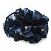 JewelVOX Hair Accessories, Satin, Chiffon, Pearl, Stone, Scrunchie, Navy