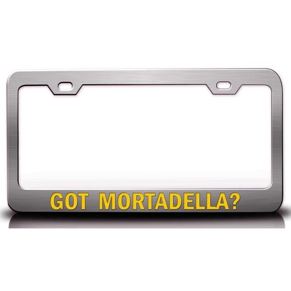 Custom Brother - GOT MORTADELLA? Food Vegetable Fruit Metal Car