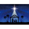 INRUI Christmas Nativity Scene Star of Bethlehem Jesus Birth Photography