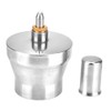 450ml Stainless Steel Thickened Alcohol Burner with Screw and Wick