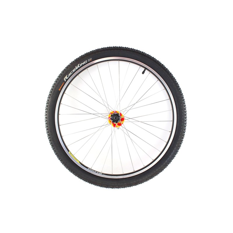 Hub cleaning rings WÜMA red/yellow Set (Front & Back) for