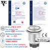 ZJWZJH 15Amp Latching Push Button Switch 19mm 3/4" Hole 12V/24V