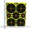 ANCLLO 10 Pack Multi Size 4inch 3inch 2inch Bullseye Reactive