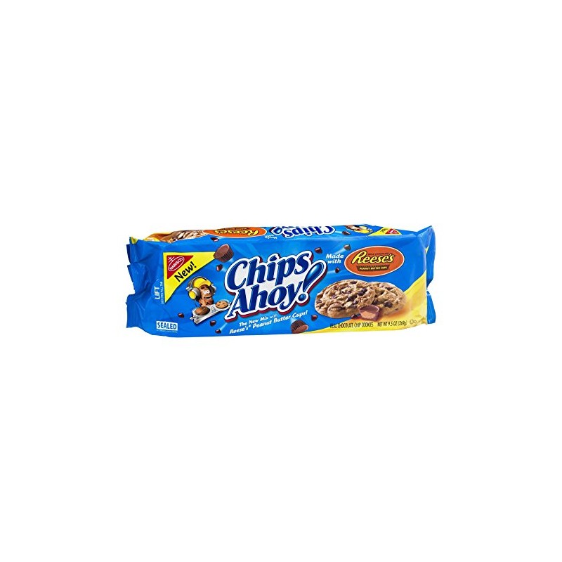 Nabisco Chips Ahoy! Reese's Peanut Butter Cups Cookies, 9.5 OZ