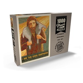 MyPuzzle Jesus: The Good Shepherd, Vintage Poster - Premium 1000 Piece Puzzle - MyPuzzle Special Collection by Anderson Design Group