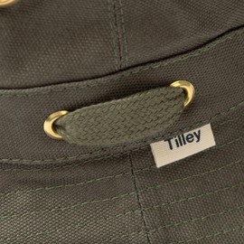 Tilley Womens Iconic T1 Bucket Hat, Olive, 7 5/8 US