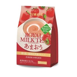 Nitto Tea Royal Milk Tea Amaou Strawberry Flavor (10 sticks)