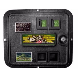 WIZARD OF OZ PINBALL COIN DOOR DECAL 3 PIECE SET