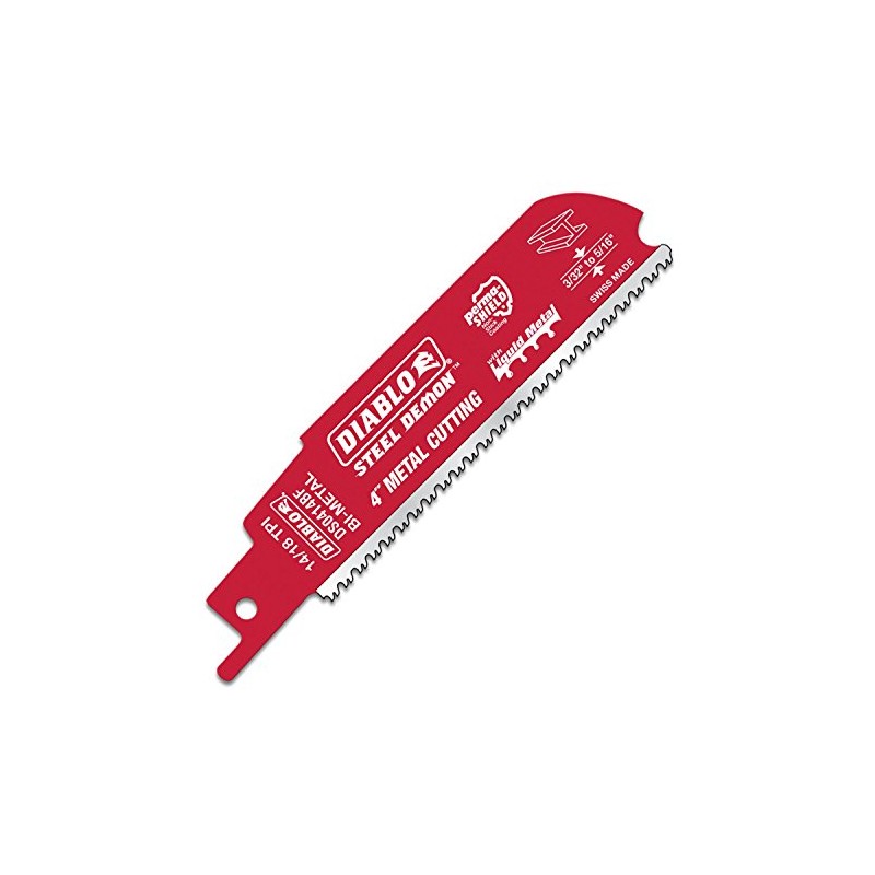 Diablo Bi-Metal Reciprocating Blades with Perma-Shield Coating for Medium Metal