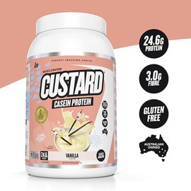 Muscle Nation Vanilla Custard Casein Protein Powder 1 kg (25 Serves)