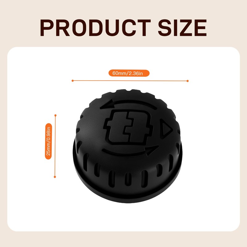 KTHA 1040-03 Plastic Metal Replacement Trimmer Head Bump Knob Compatible