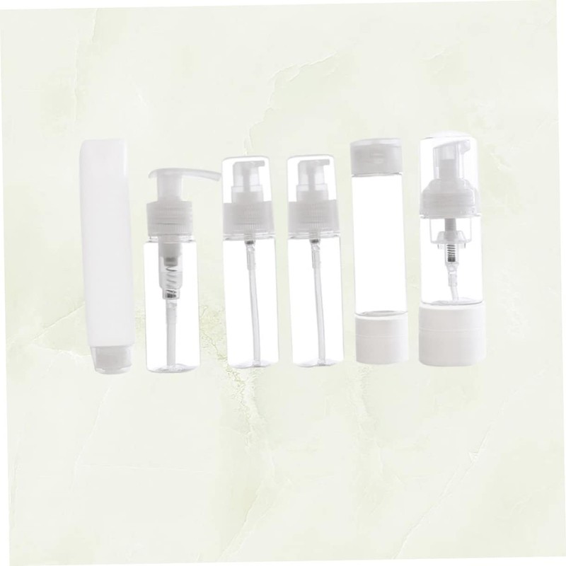 NOLITOY Travel Accessories Kit 5pc Press Pump Bottles Petg Subpackaging