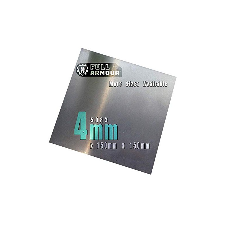 Aluminium Sheet 4 mm - 150 mm x 150 mm