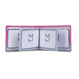 Mala Leather Cat & Mouse ID/Credit Card Holder Pink (689 95)