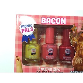 Bacon Scented Nail Polish - 3 Piece Set