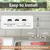 GBBNE Bar Sink Faucet 4 Inch Center 2 Hole Deck