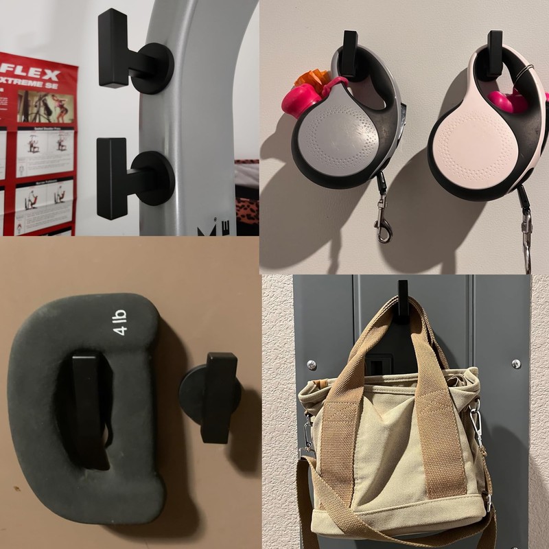 ULIBERMAGNET Coat Hooks for Hanging,2PCS Magnetic Mount Coat Hanger Hooks,Anti-Slip