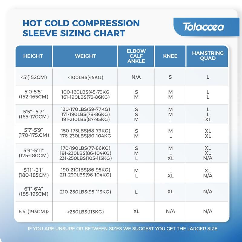 【Tolaccea】Solid Gel Ice Sleeve Elbow Knee Wrist Hot And Cold