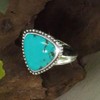 Belinda Jewelz Turquoise Gemstone Ring for Women Blue 925 Sterling