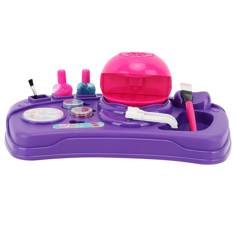 Kids Nail Art Toys Nail Polish Set with Dryer DIY