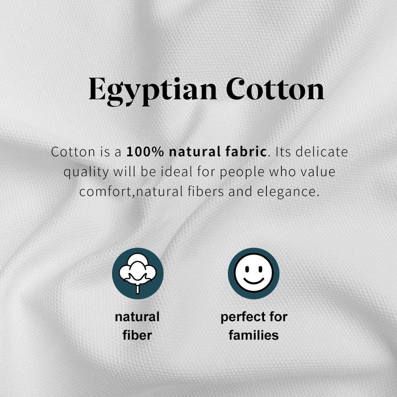 Split California King Sheets Set - 100% Egyptian Cotton, 600