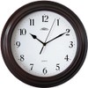 PRIM Dark Wood Wall Clock - 29 cm Analogue Wall