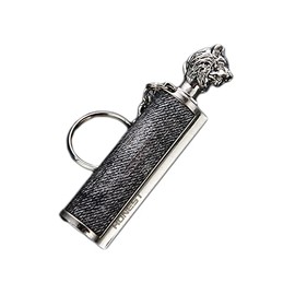 WIZOLA Animal shape Permanent Match With Gift Box, Waterproof EDC Fire Starter, 10000 Times Reusable Keychain Match Flint Fire Starter, Survival Cool Gifts (Lion Style)