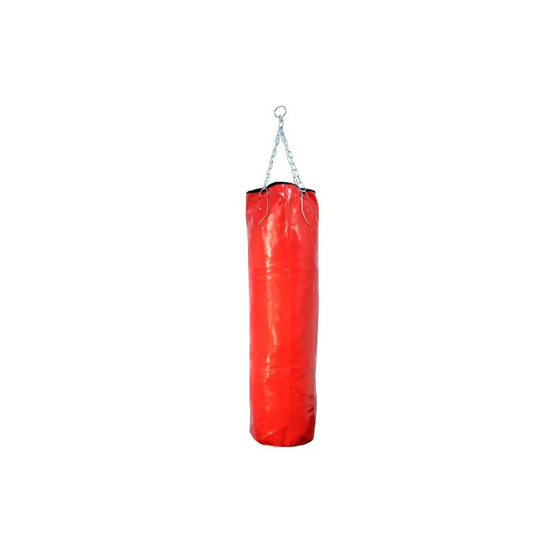 Red Heavy Duty Punching Bag With Chains