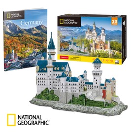 WORLD BRANDS DS0990H World Brands 3D Puzzle Neuschwanstein Castle Adult Models Riding 3D Puzzle Funny Gifts Culture Travel From Home Colorful