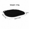 Shower Foot Scrubber Mat Non-Slip Silicone Body Scrubber Black