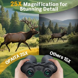 25x75 Binoculars for Bird Watching: Opaita Stargazing Binoculars for Adults with BA4K Prism, FMC Lens - Binocular for Adults High Powered Travel-Friendly for Night Sky Exploration & Bird Watching