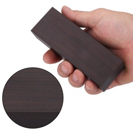 Ebony Wood Blank 12 x 4 x 2.5 cm Black Ebony Wood Blank DIY Material for Musical Instruments Tools Carving Hobby
