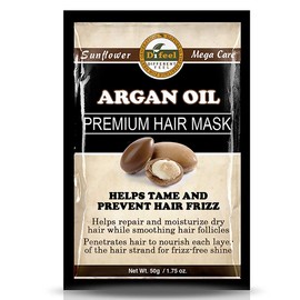 Difeel Mascarilla para el cabello de acondicionamiento profundo premium con aceite de argán 1.75 onzas (paquete de 6)