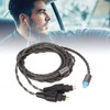 2Pin Sound Cable 3 in 1 Silver Plated Copper Cable
