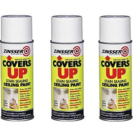 Zinnser 03688 Covers Up Stain Sealing Ceiling Paint, White (3)