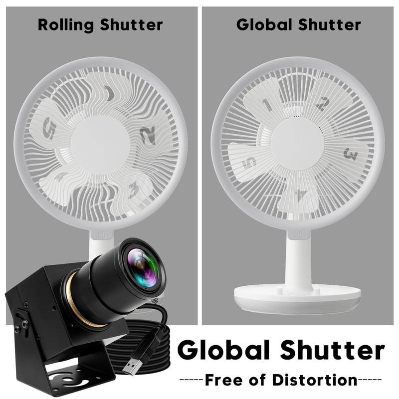 ELP 90fps Global Shutter USB Camera Close Up High Speed