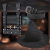 EpicCos 3PCs Witch Hat Alchemy Belt Pouch with 4 Cork