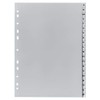 Exacompta 1720B Recycled Plastic Index 20 Sheets with Printed Tabs