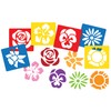 Washable Plastic Stencils | Flowers & Bugs | Pack of
